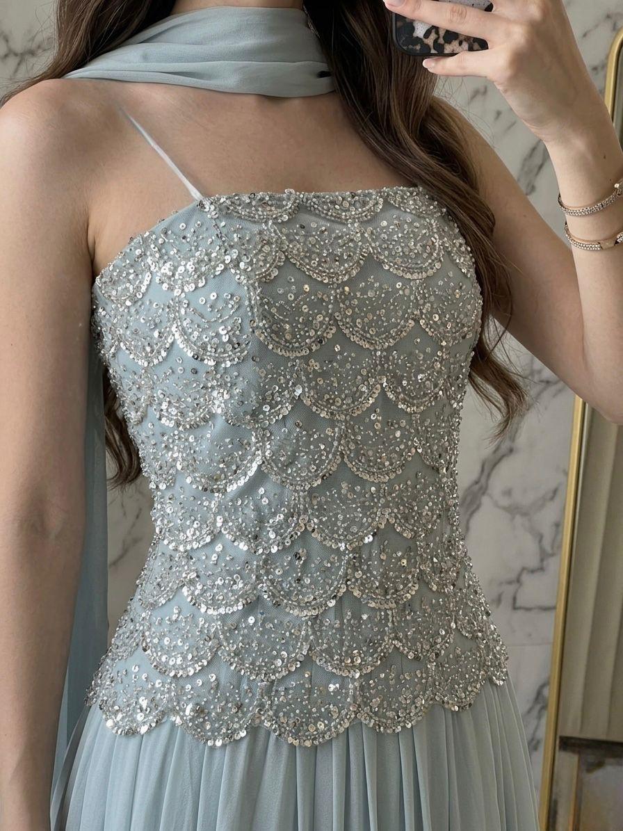 Regal evening dress