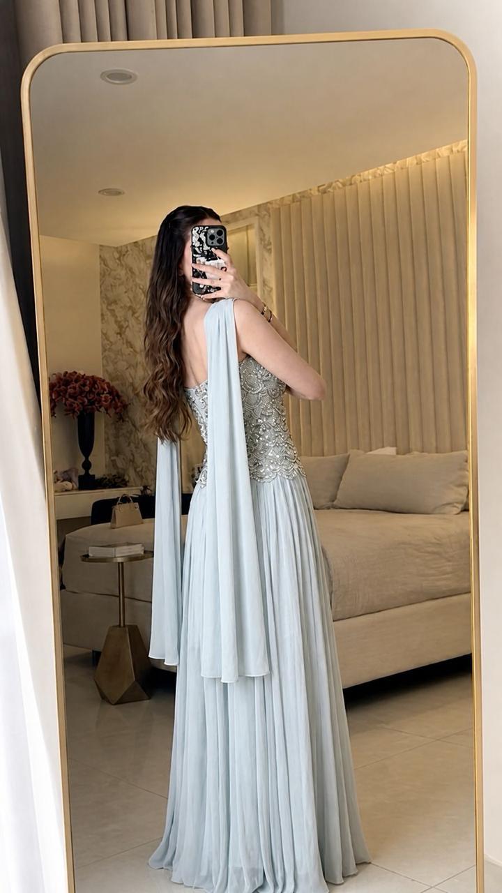 Regal evening dress